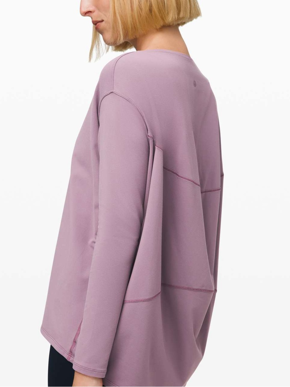 Lululemon Back in Action Long Sleeve *Rulu in Frosted Mulberry